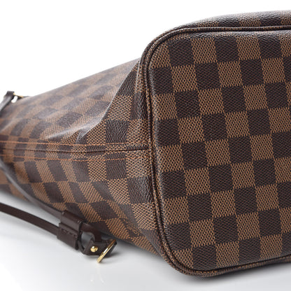 Louis Vuitton Damier Ebene Neo Neverfull MM Rose Ballerine 6 of 11