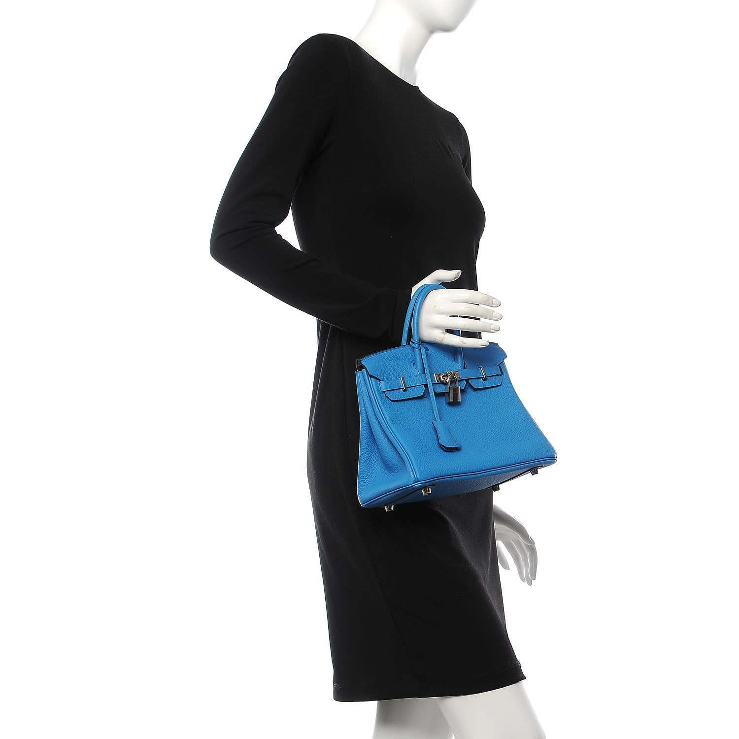Hermes Togo Birkin 25 Bleu Zanzibar 2 of 8