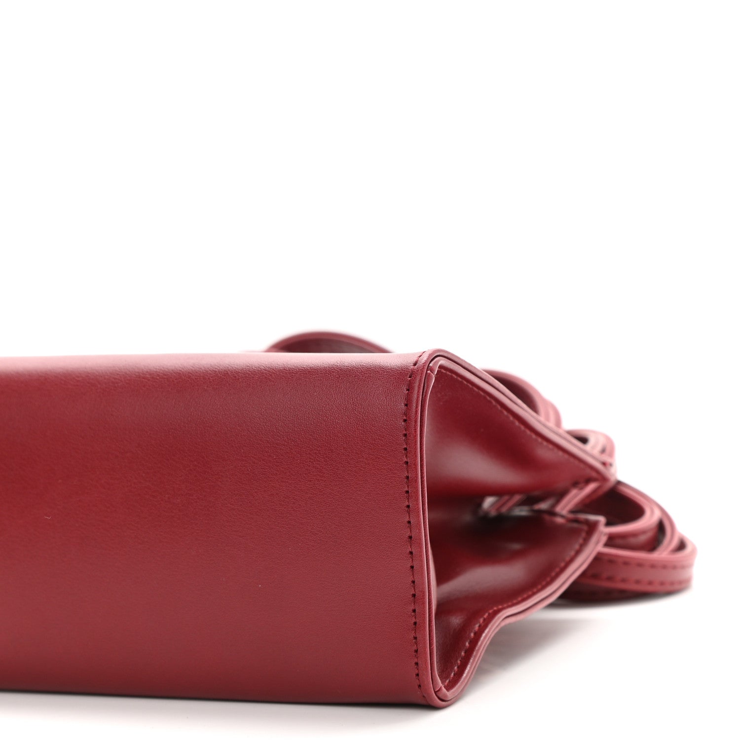 Telfar Vegan Leather Small Shopping Bag Oxblood 10 of 10