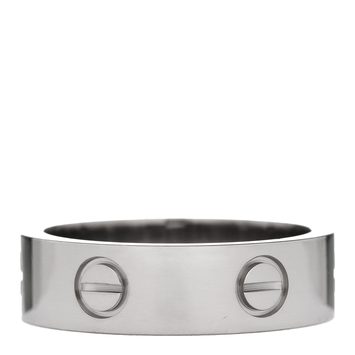 Cartier 18K White Gold 5.5mm LOVE Ring 57 8 3 of 7