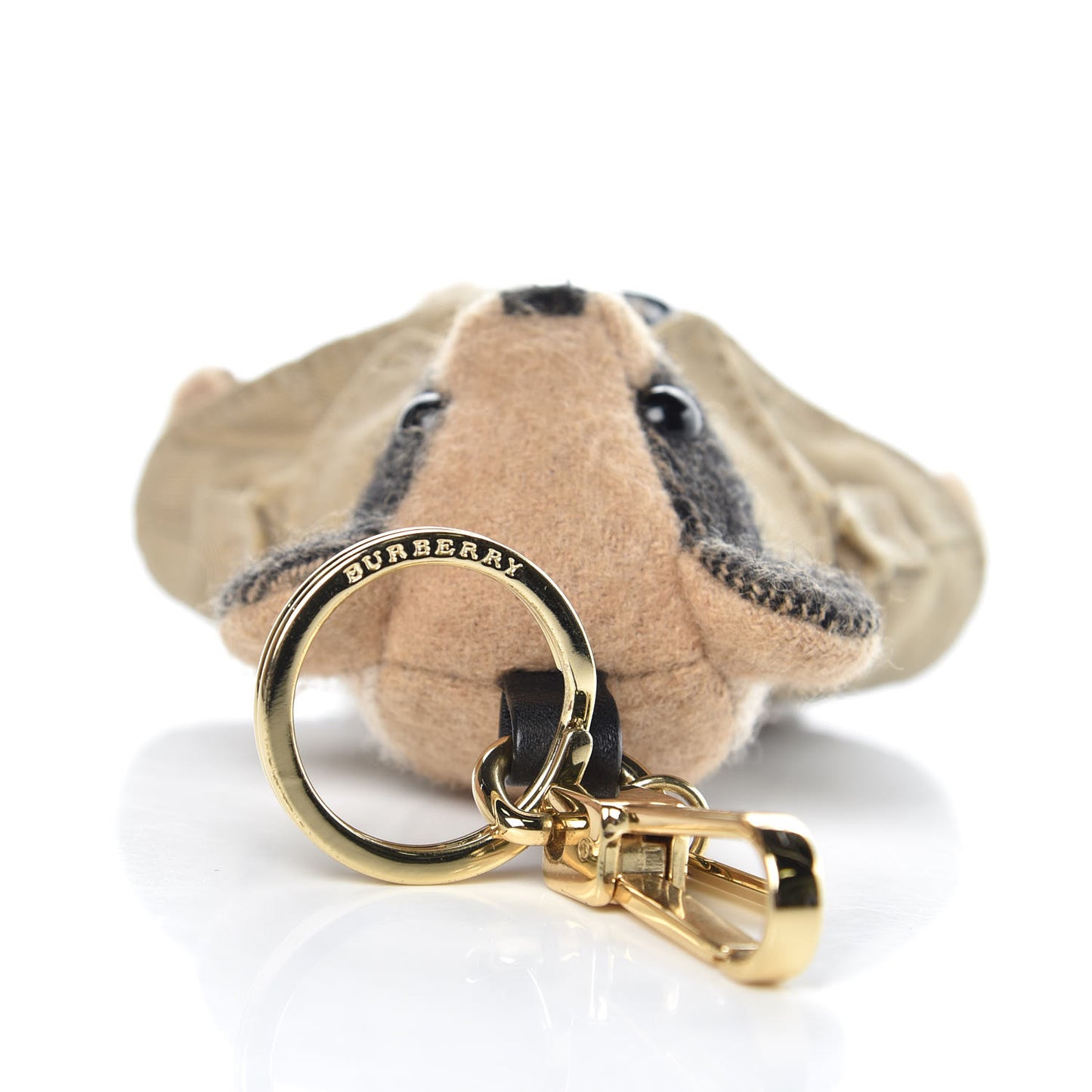 Cashmere House Check Thomas Bear Poncho Bag Charm Camel