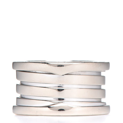 Bulgari 18K White Gold B.Zero1 Four-Band Ring 50 5.25 3 of 8