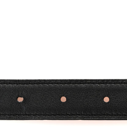 Hermes Swift Epsom 24mm H Belt 75 30 Black Orange 3 of 8