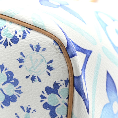 Louis Vuitton Monogram Tiles By The Pool 2.0 Neverfull MM Lagoon Blue 12 of 12