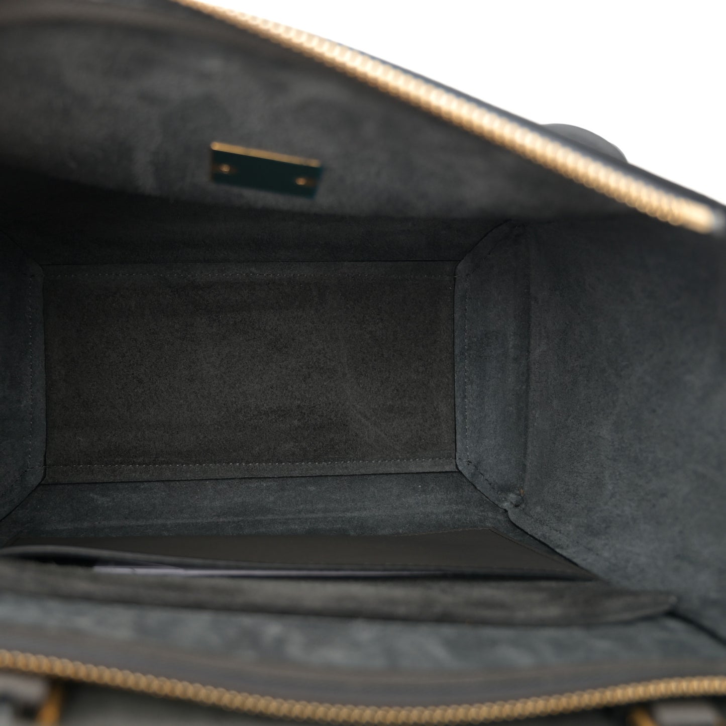 Grained Calfskin Micro Belt Bag Grey