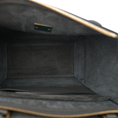 Celine Grained Calfskin Micro Belt Bag Grey 5 of 11