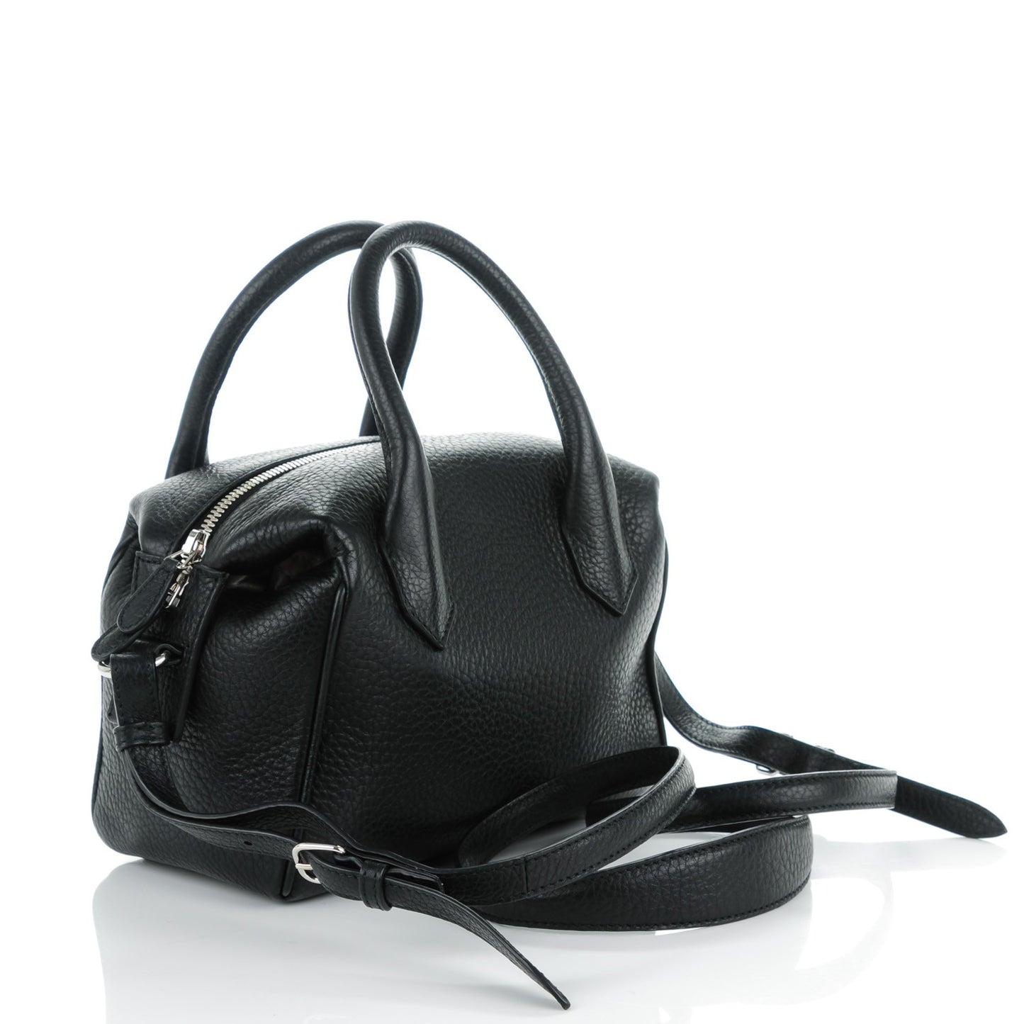 Veau Gros Grain Mini Infanta Boston Black