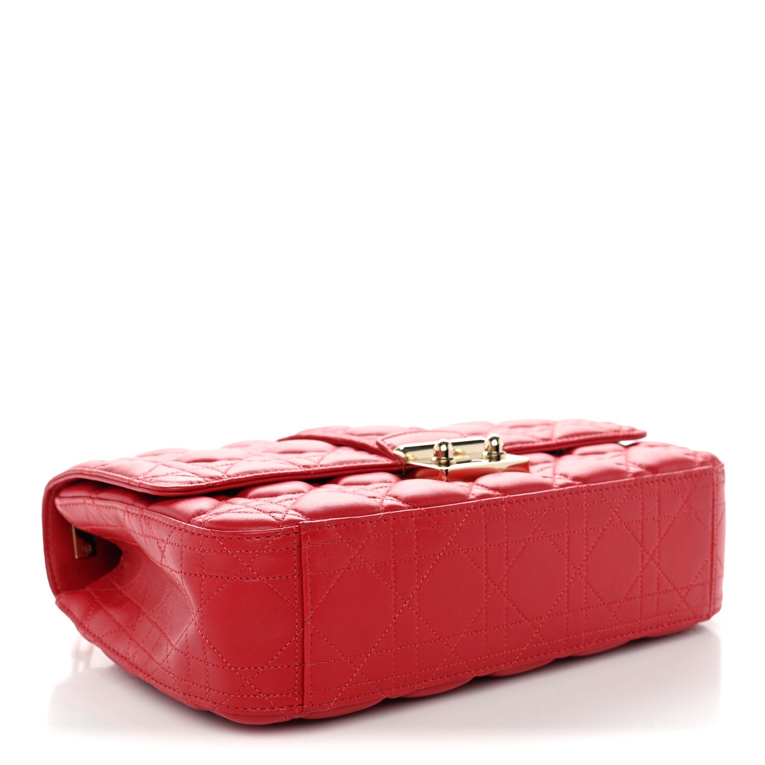 Christian Dior Lambskin Cannage Medium Miss Dior Flap Red 4 of 12
