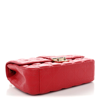 Christian Dior Lambskin Cannage Medium Miss Dior Flap Red 4 of 12