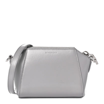 Givenchy Sugar Goatskin Nano Antigona Pearl Grey 1 of 10