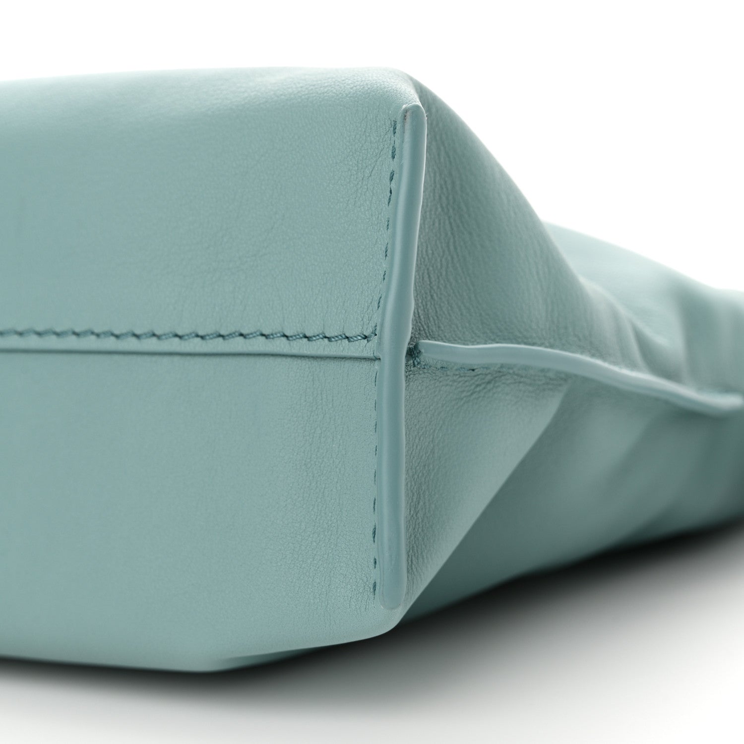 Loewe X SUNA FUJITA Nappa Flamenco Knot Clutch Ocean 10 of 11