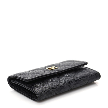 Chanel Caviar Quilted Flap Card Holder Black 3 of 9