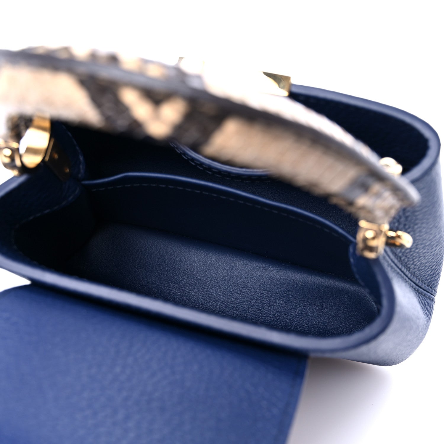 Louis Vuitton Taurillon Python Capucines Mini 4 of 8