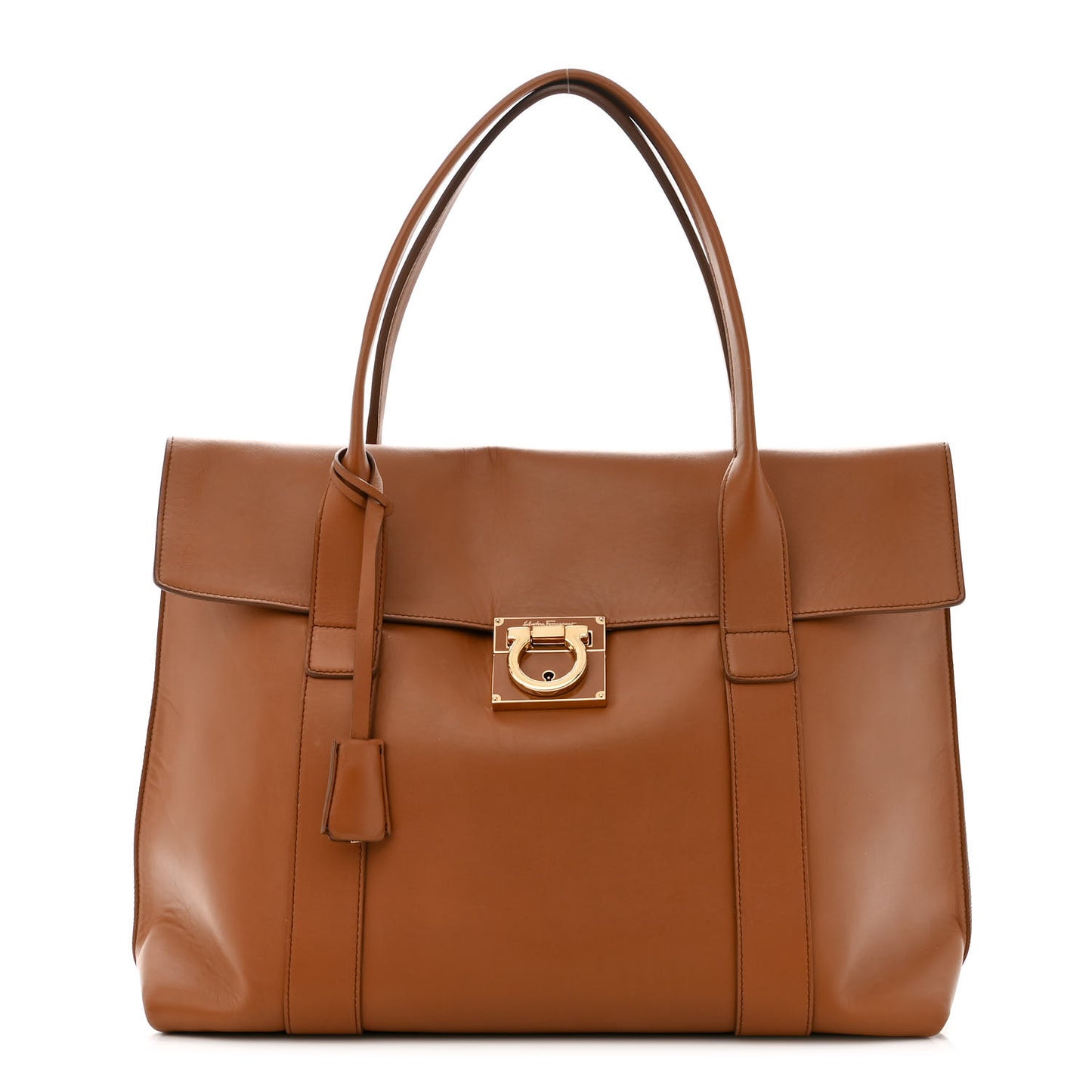 Calfskin Large Sookie Satchel Brown