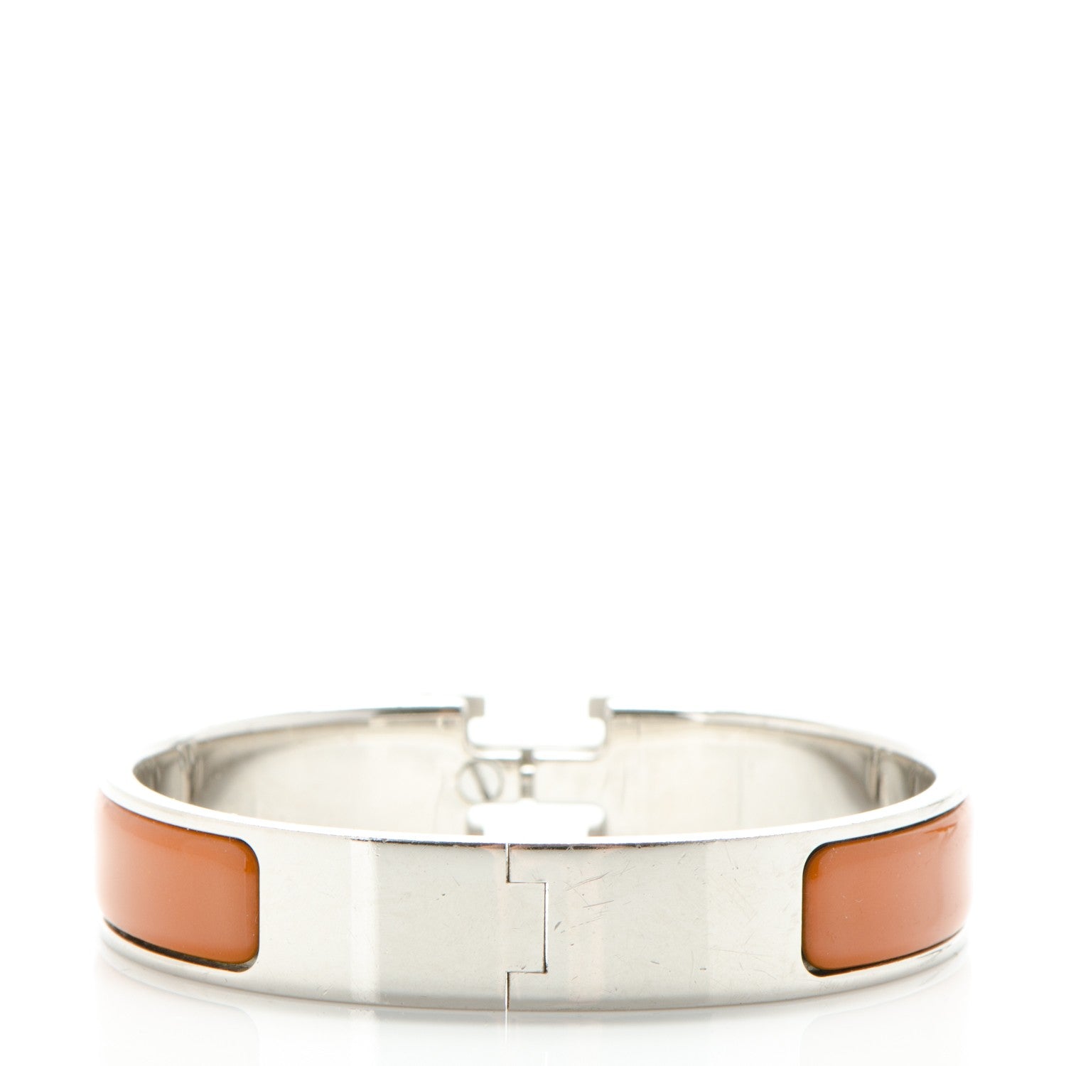 Hermes Enamel Narrow Clic Clac H Bracelet PM Turmeric 3 of 10