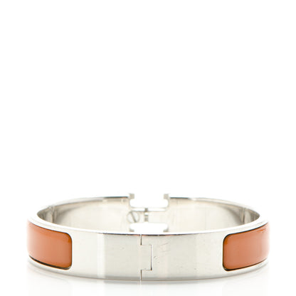 Hermes Enamel Narrow Clic Clac H Bracelet PM Turmeric 3 of 10