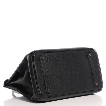 Hermes Togo Leather Birkin 35 Black 6 of 29