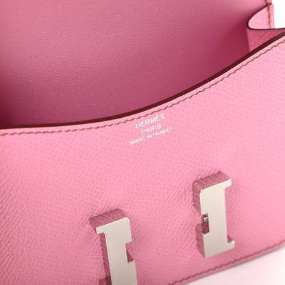 Hermes Epsom Constance Slim Wallet 5P Pink 6 of 8