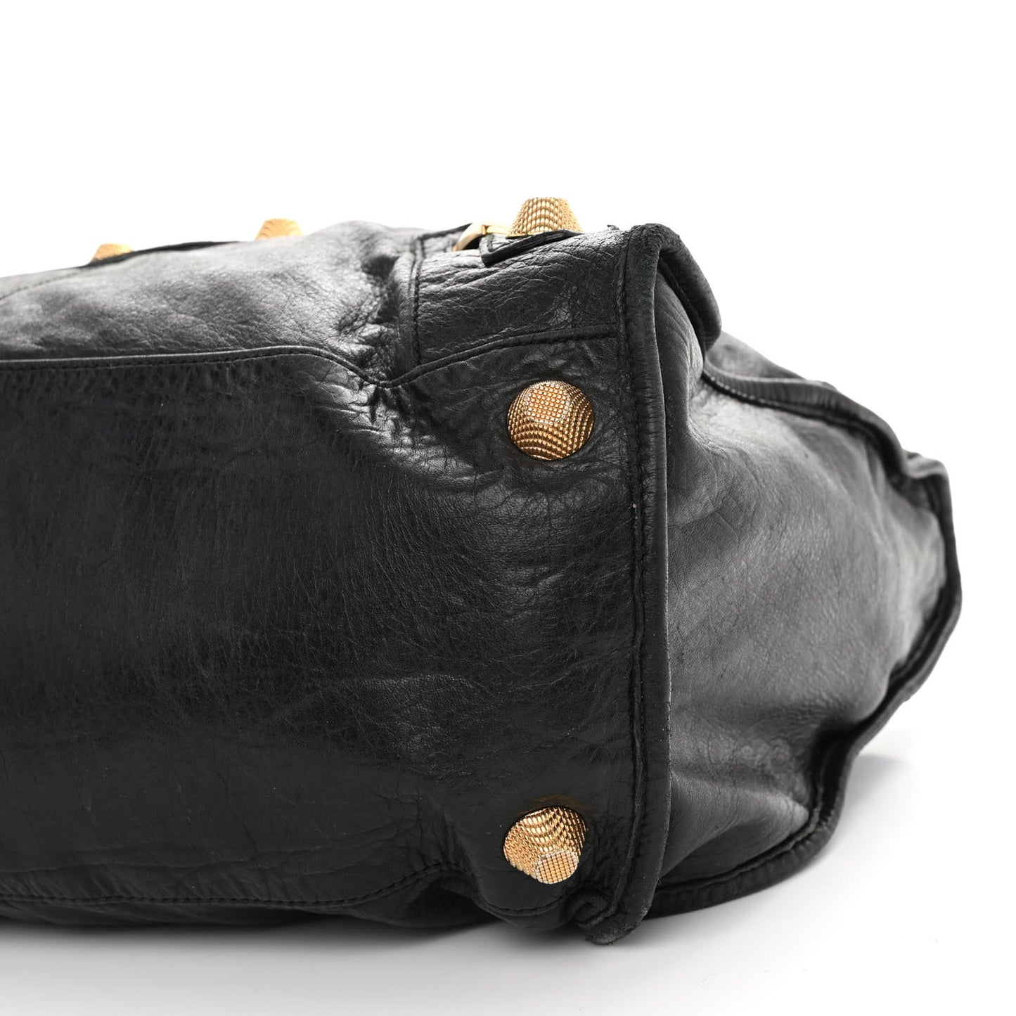 Agneau Giant 21 Gold Hardware Work Black