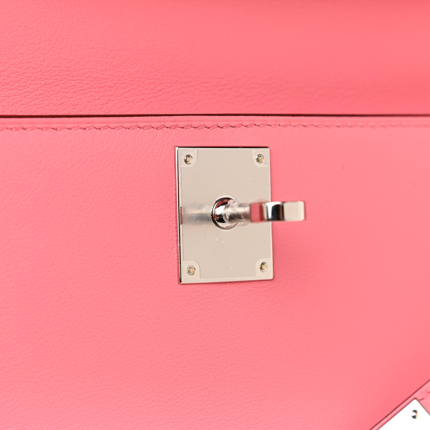 Hermes Swift Kelly Cut Clutch Pochette Rose D'Ete 11 of 14