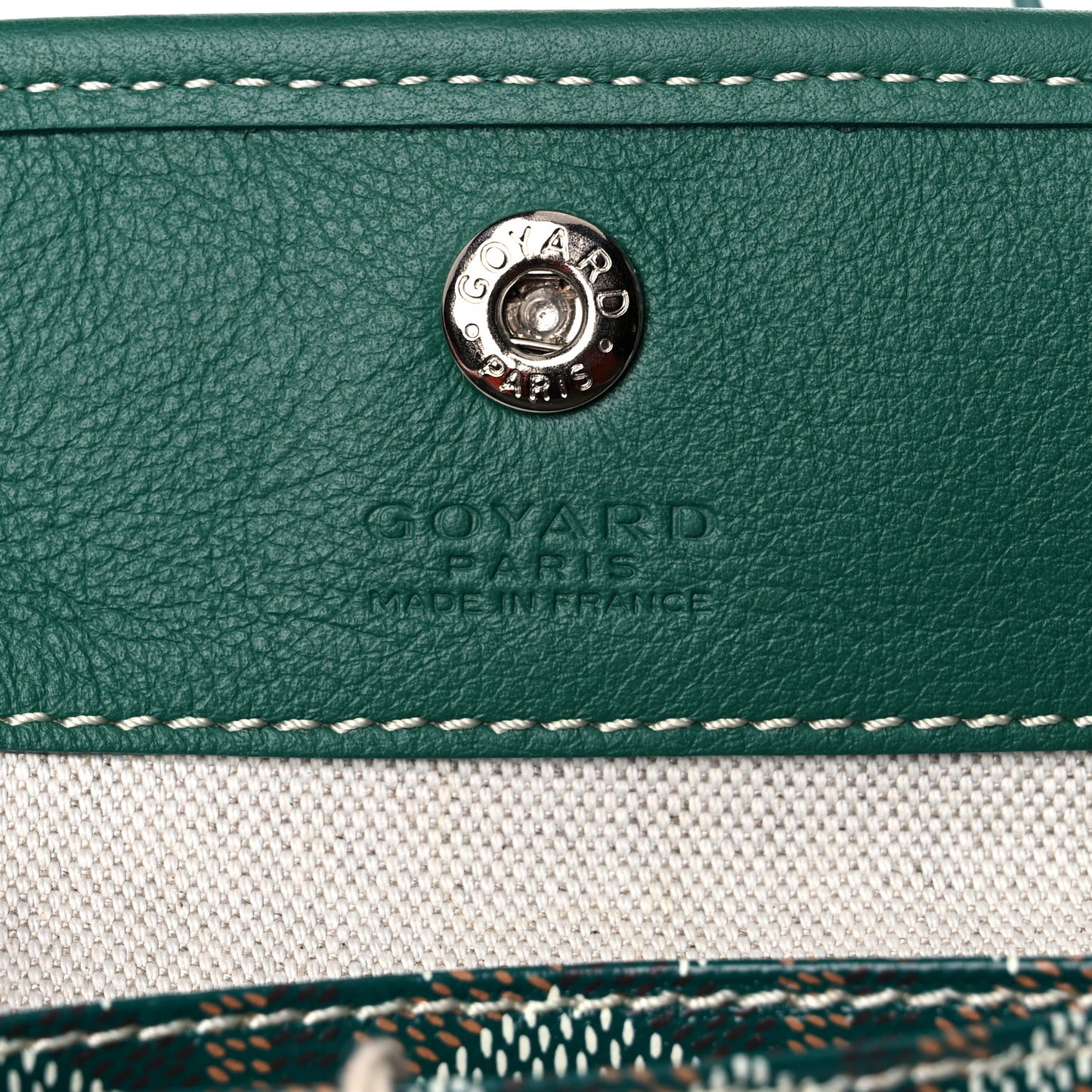 Goyardine Reversible Mini Anjou Green