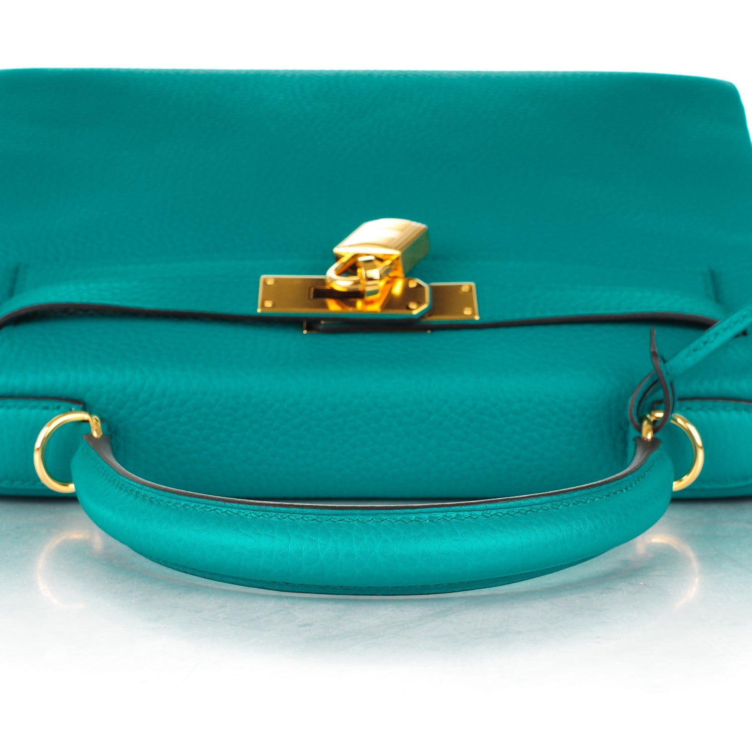 Hermes Taurillon Clemence Kelly Retourne 28 Bleu Paon 12 of 24