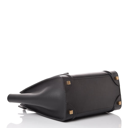 Celine Smooth Calfskin Micro Luggage Black 4 of 11