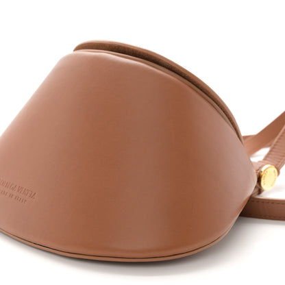 Bottega Veneta Calfskin Small Fisherman Bag Wood Muse Brass 9 of 10