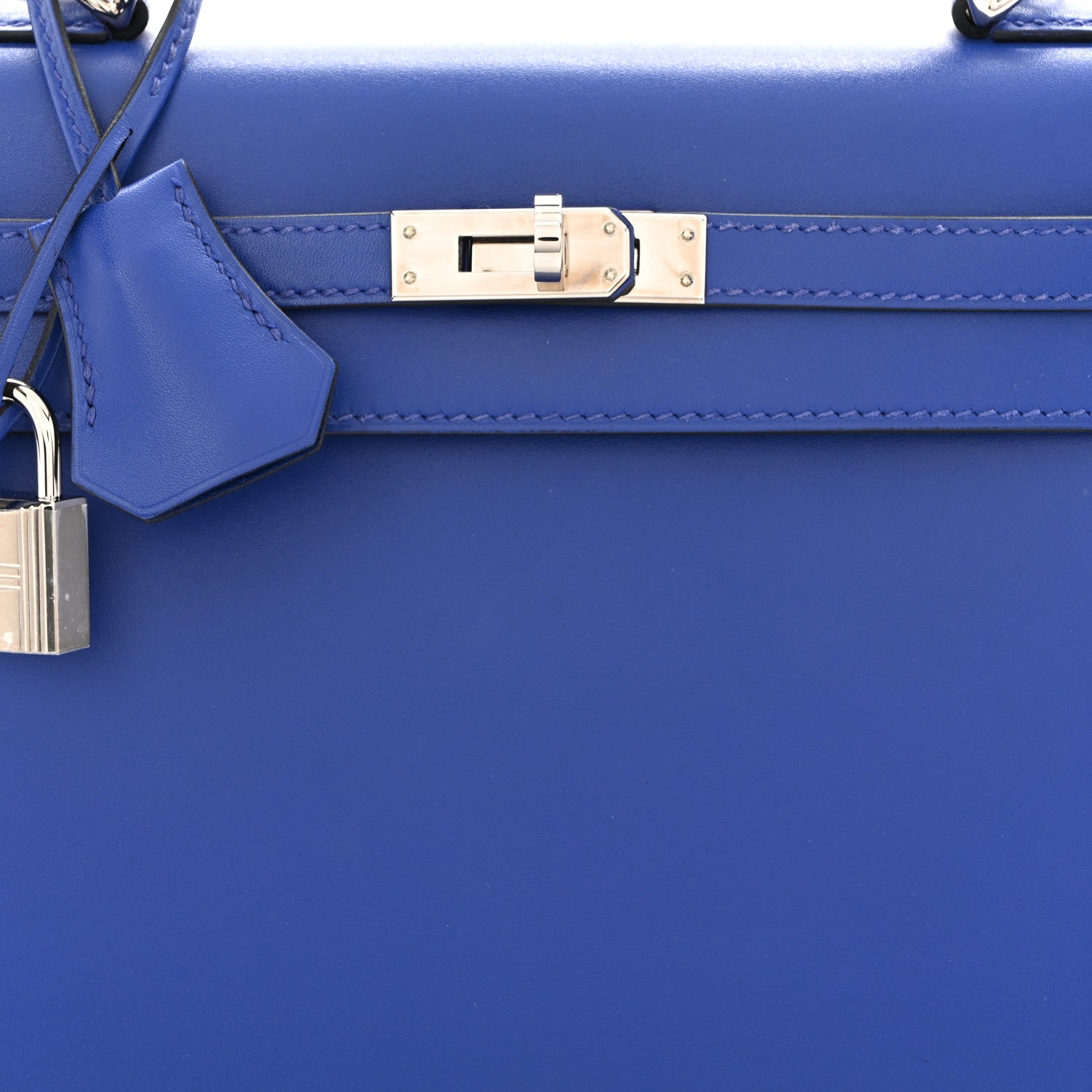 Hermes Box Kelly Sellier 25 Bleu Electrique 1872487 – FASHIONPHILE