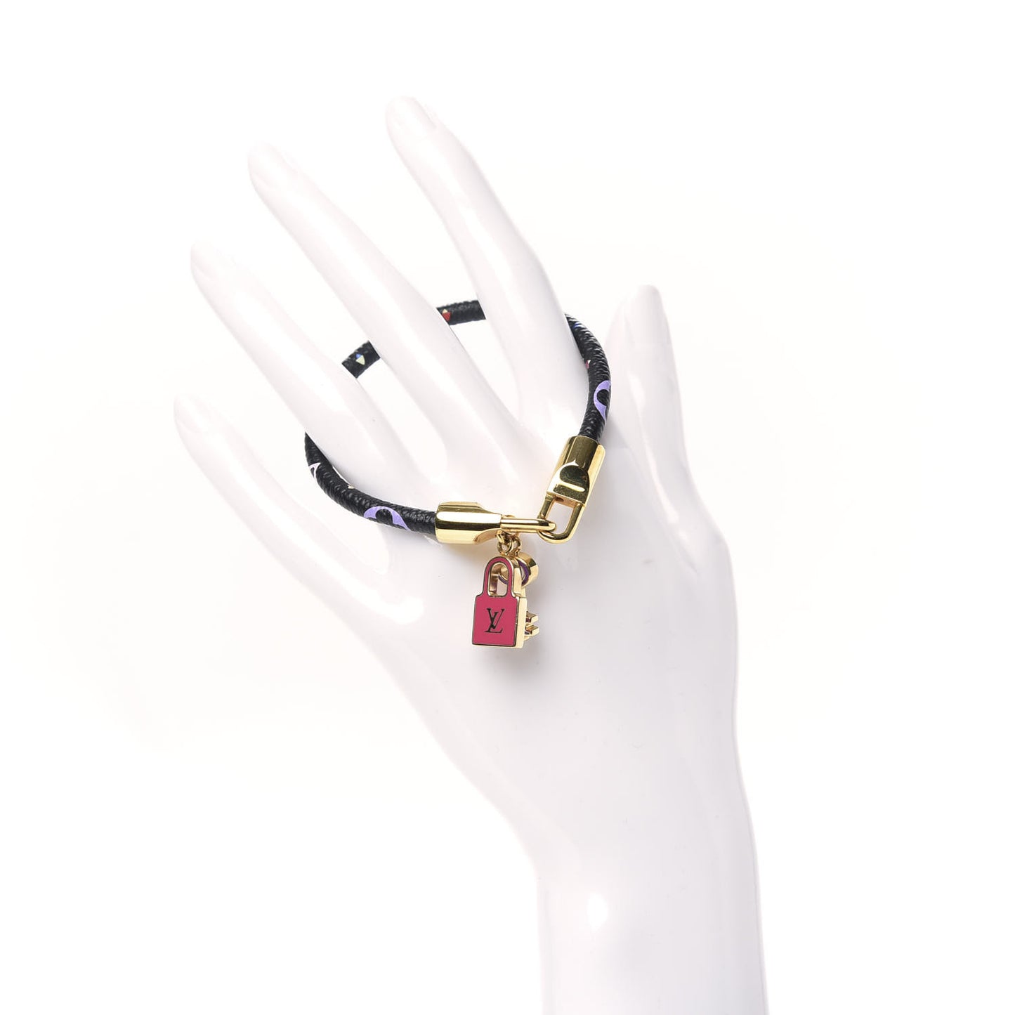 Monogram Multicolor Luck It Bracelet 19 Black