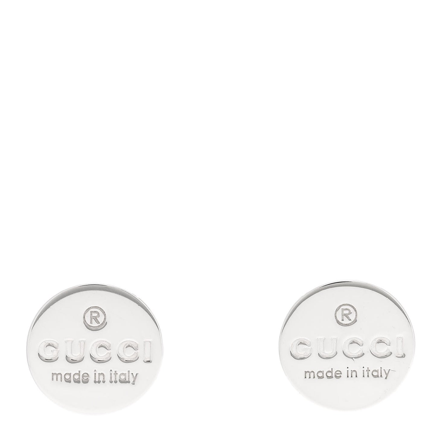 Sterling Silver Round Stud Earrings