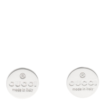 Gucci Sterling Silver Round Stud Earrings 1 of 4