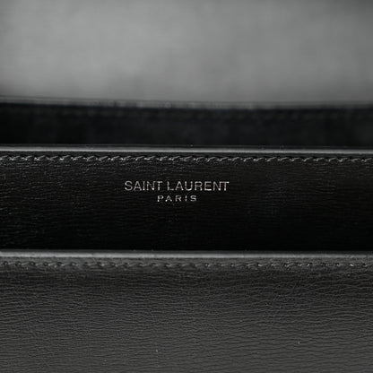 Saint Laurent Calfskin Medium Monogram Sunset Black 7 of 12
