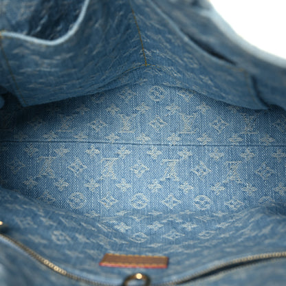Louis Vuitton Monogram Washed Denim Let Go PM Sky Blue 5 of 11