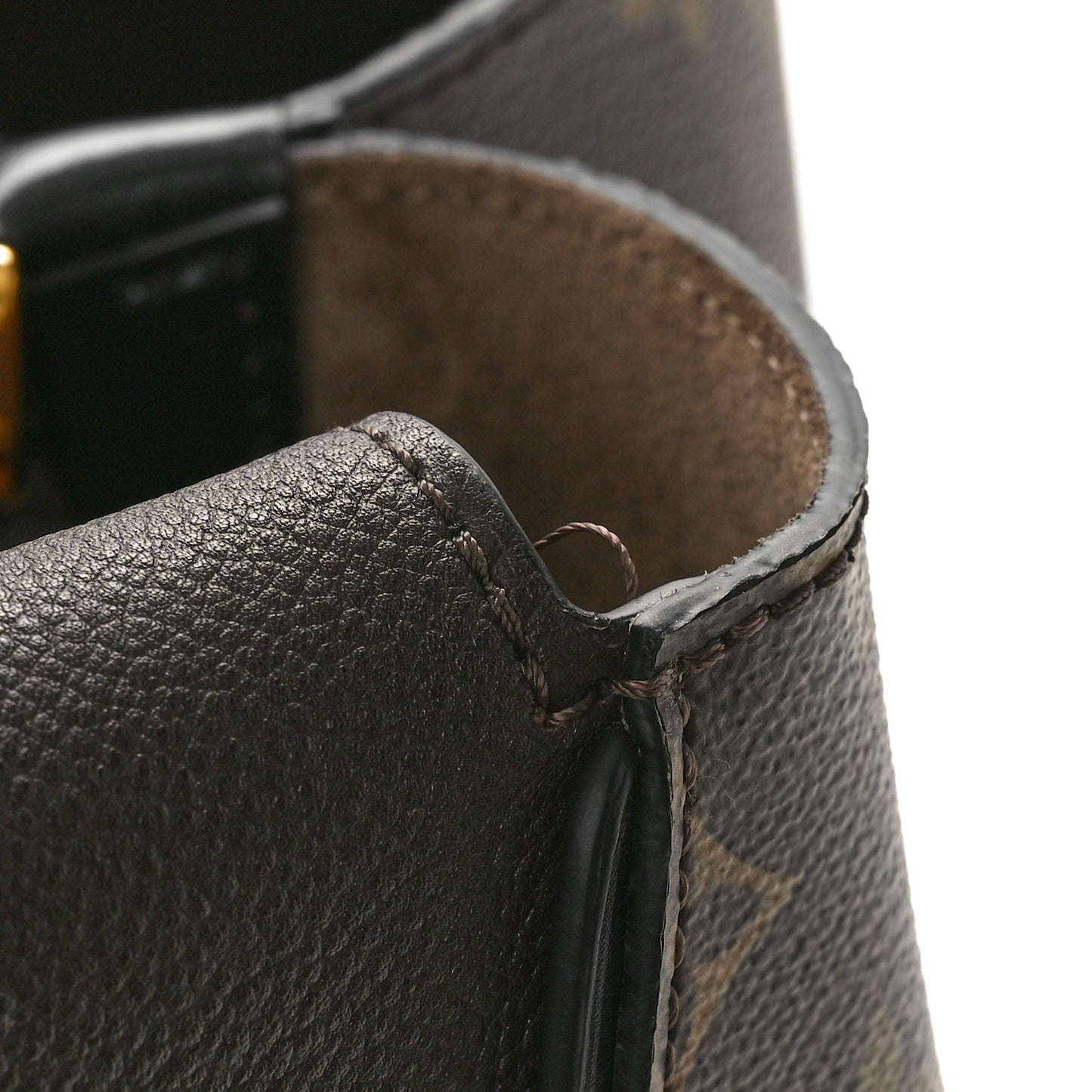 Veau Cachemire Monogram Tote W PM Chocolate