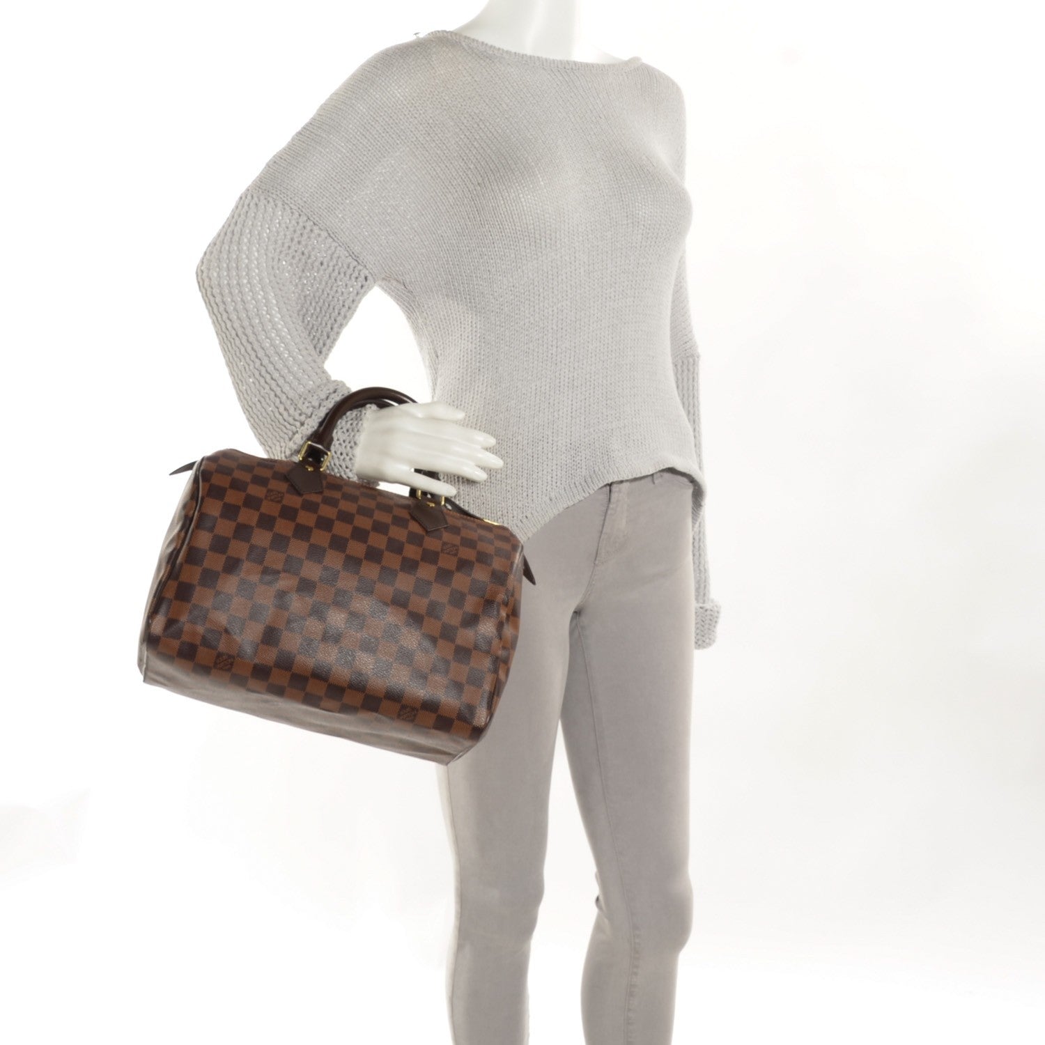 Louis Vuitton Damier Ebene Speedy 30 2 of 7