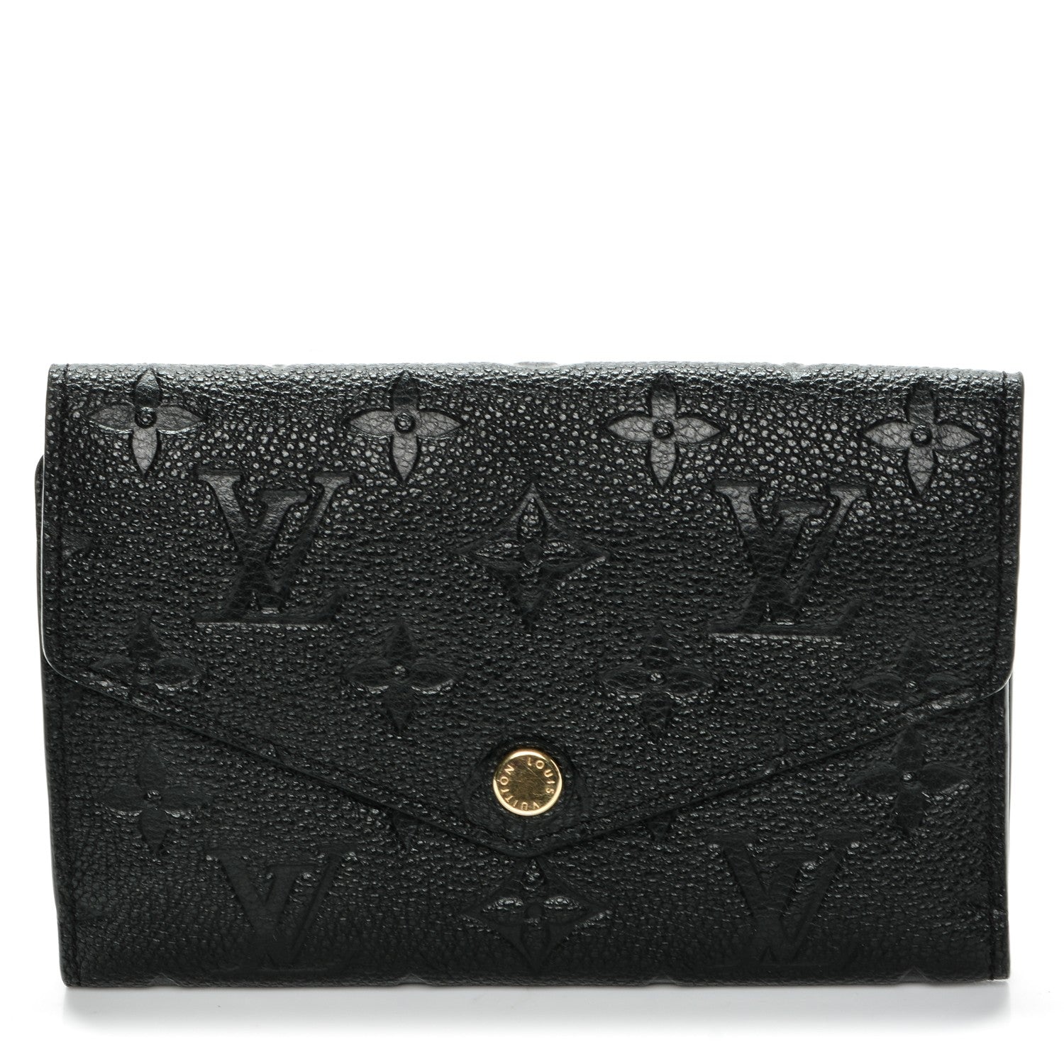 Louis Vuitton Empreinte Compact Curieuse Wallet Black 1 of 6
