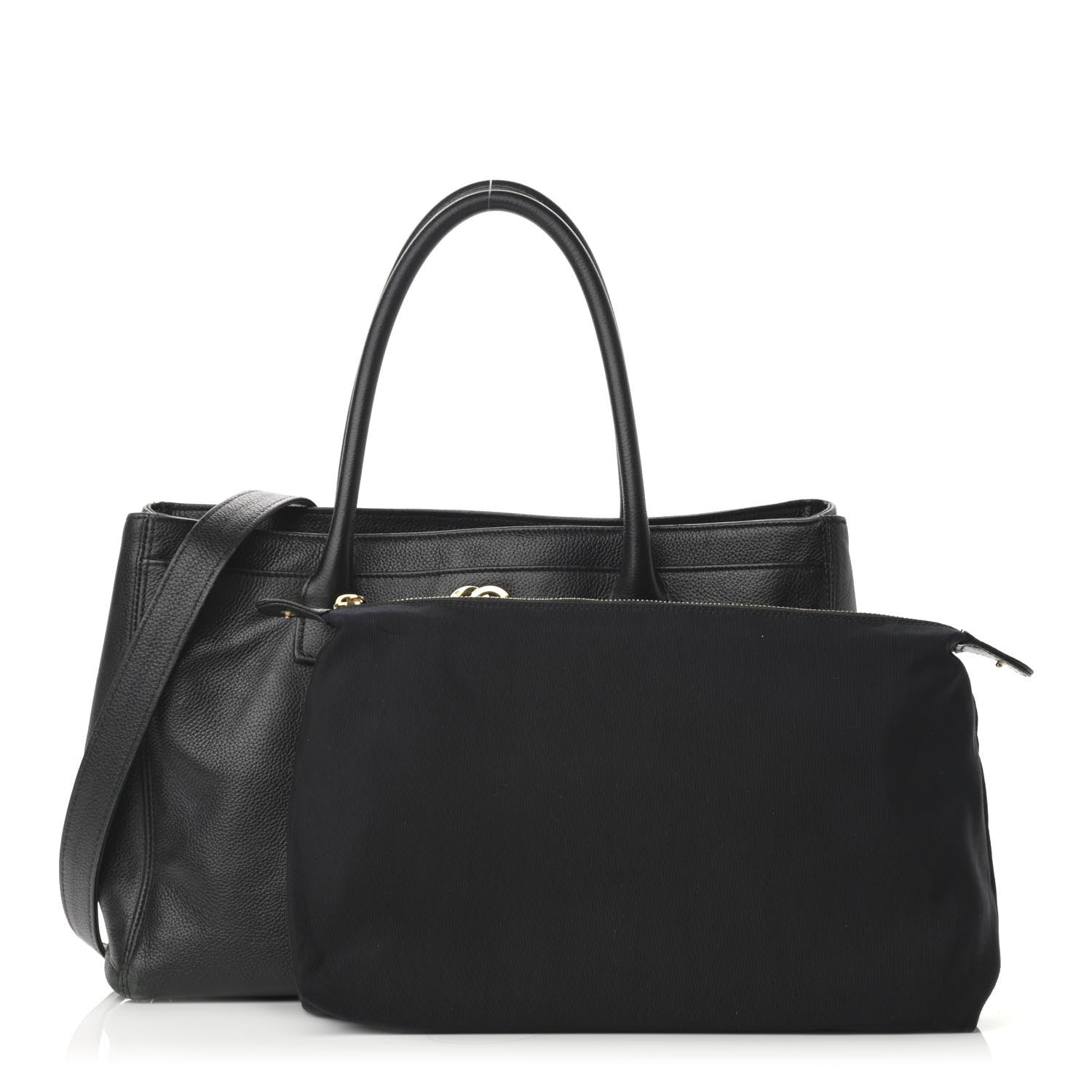 Chanel Calfskin Cerf Executive Shopper Tote Black 1 of 18