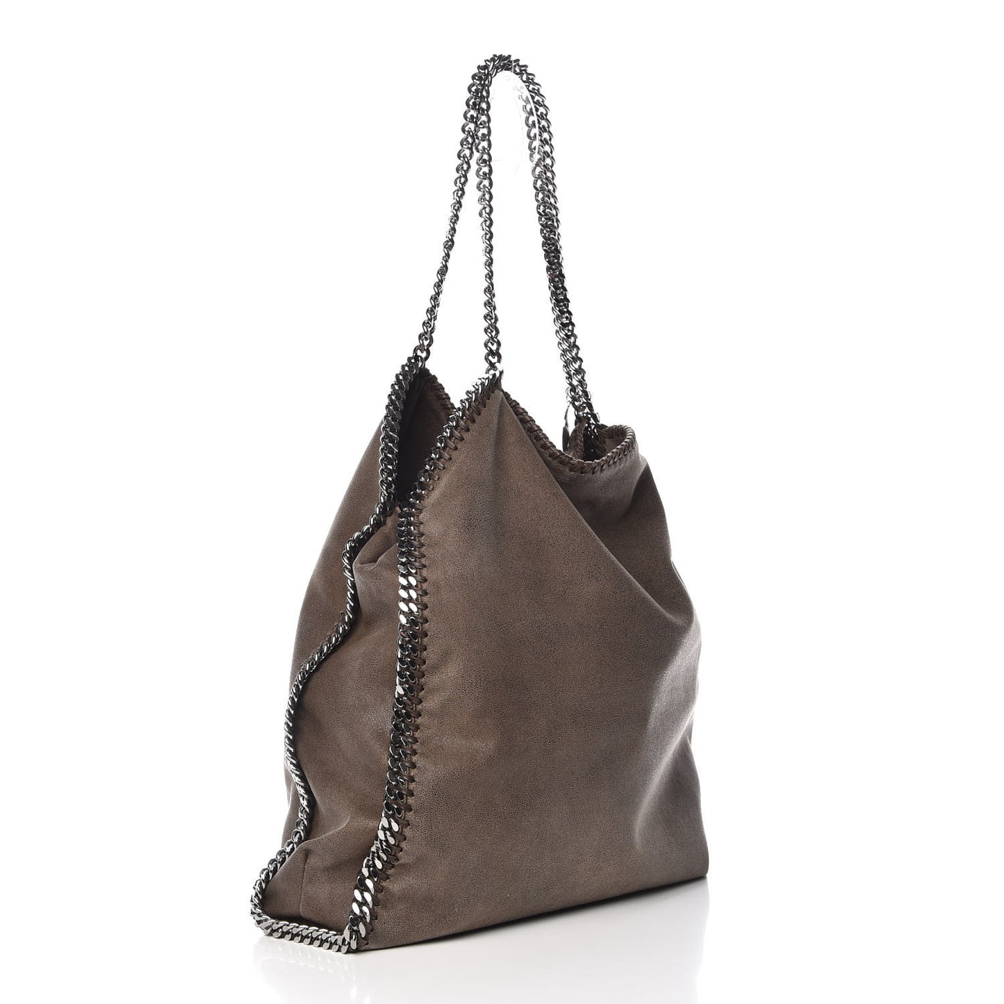Shaggy Deer Big Falabella Tote Brown