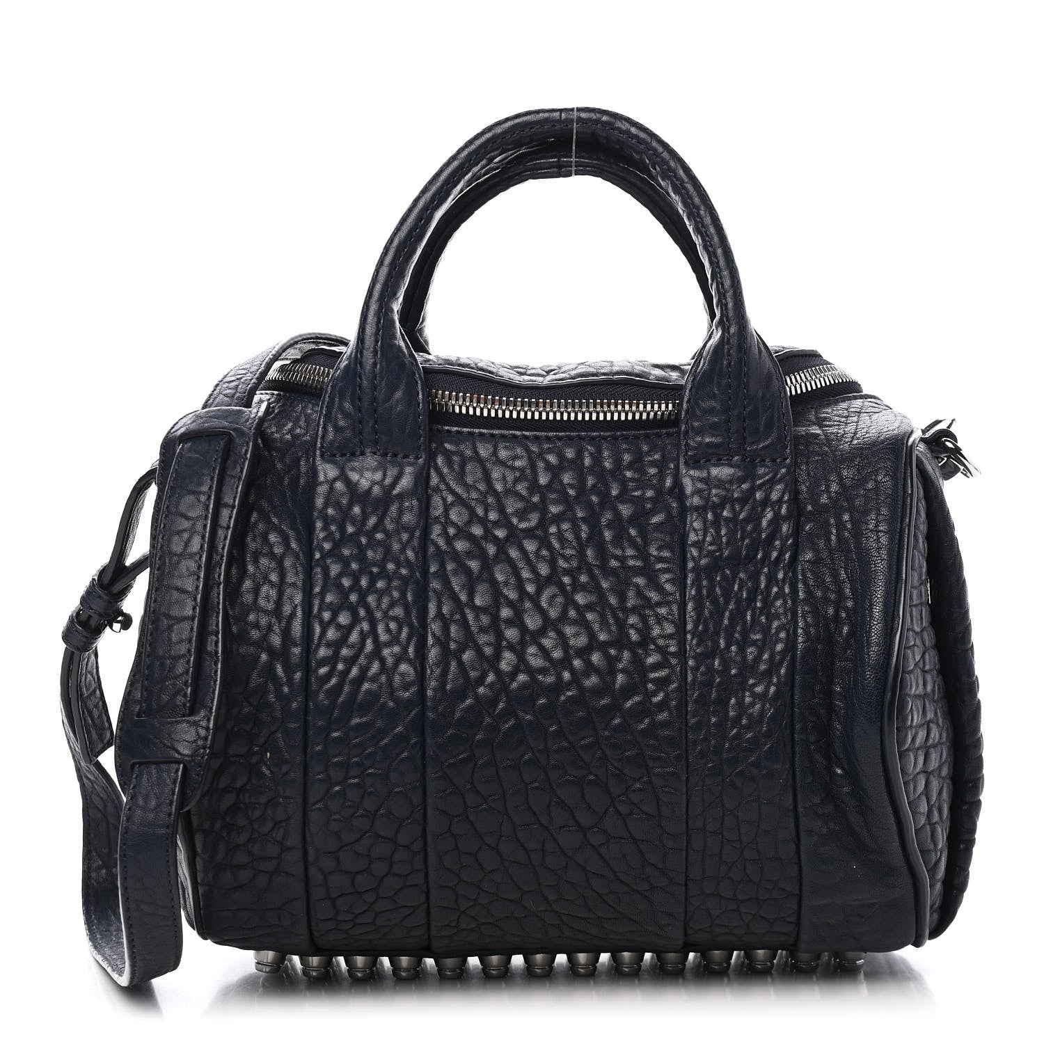 Alexander Wang Pebbled Lambskin Rockie Neptune Rhodium Hardware 1 of 17
