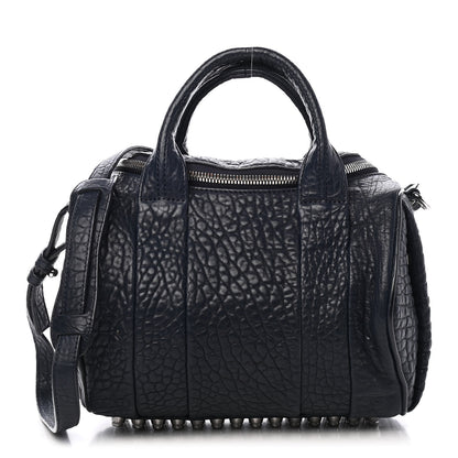 Alexander Wang Pebbled Lambskin Rockie Neptune Rhodium Hardware 1 of 17