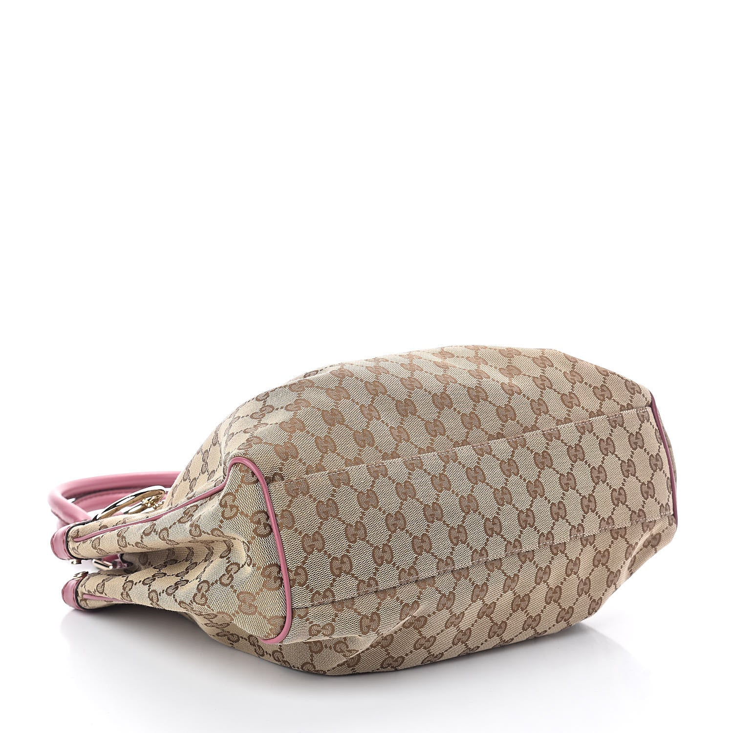 Gucci Monogram Margaux Calfskin Medium Sukey Tote Beige Ebony Vintage Rose 4 of 10