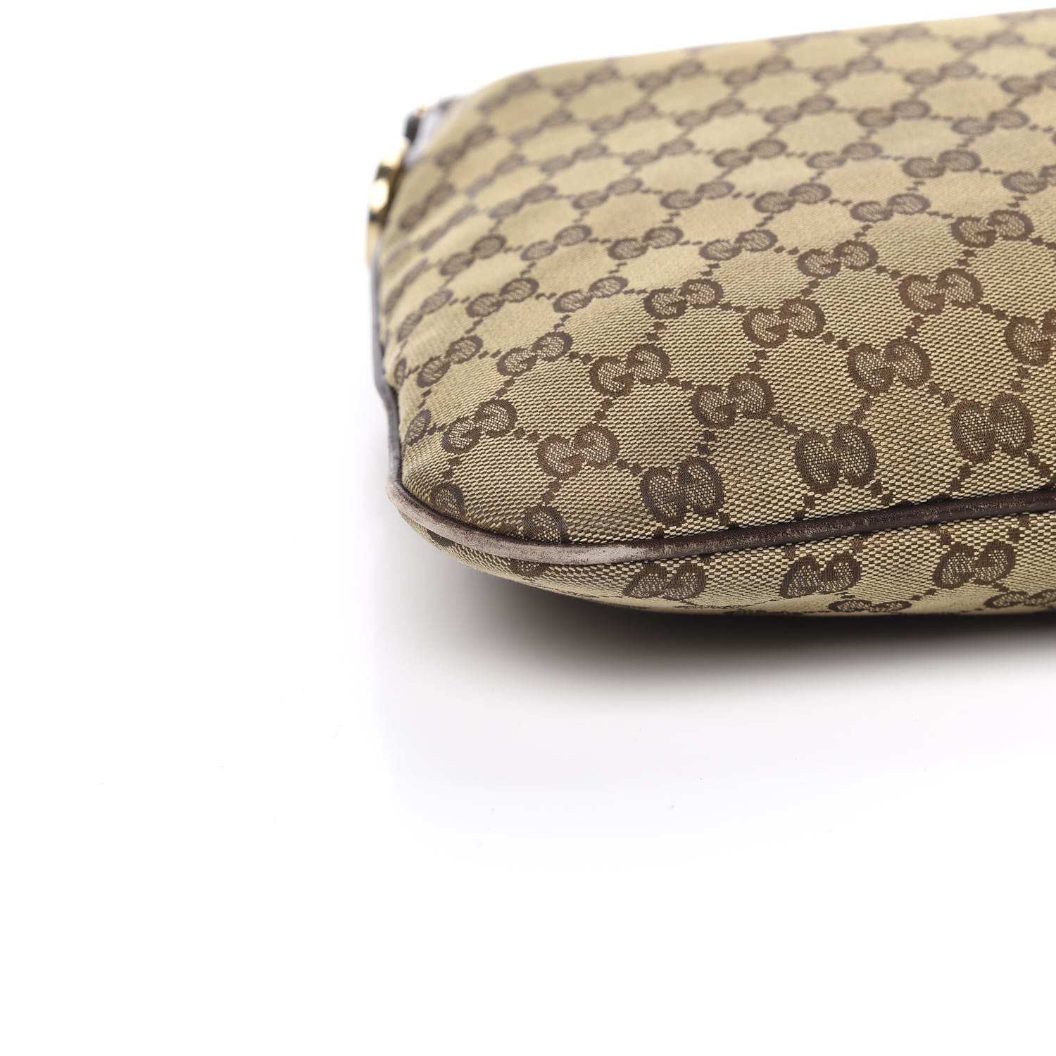 Gucci Monogram Medium New Britt Hobo Dark Brown 10 of 12