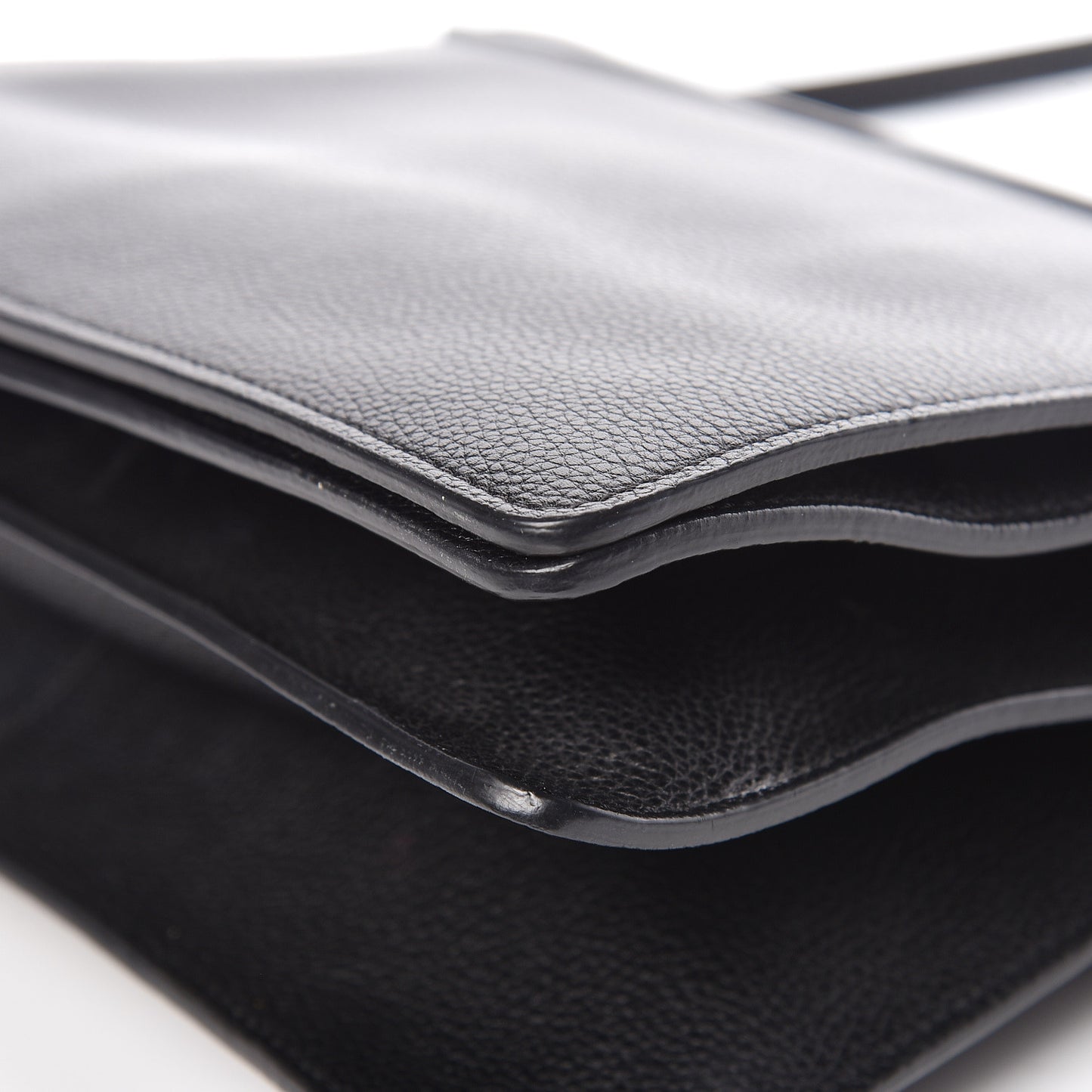Calfskin Medium Faye Shoulder Bag Black