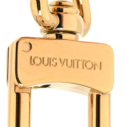 Louis Vuitton Metal Monogram Epi Spring Street Bag Charm Key Holder Gold 3 of 5
