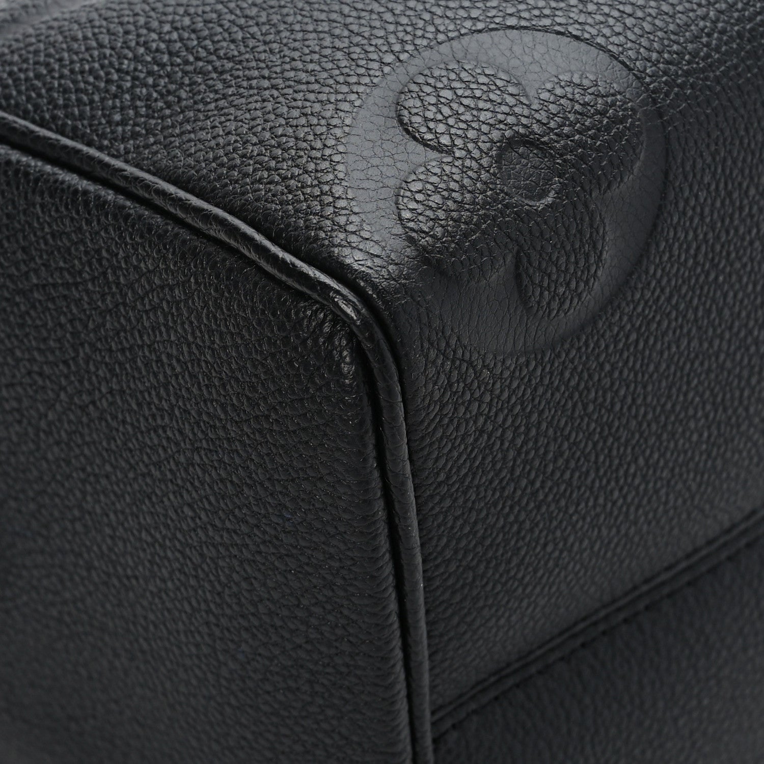 Louis Vuitton Empreinte Monogram Giant Speedy Bandouliere 25 Black 7 of 10