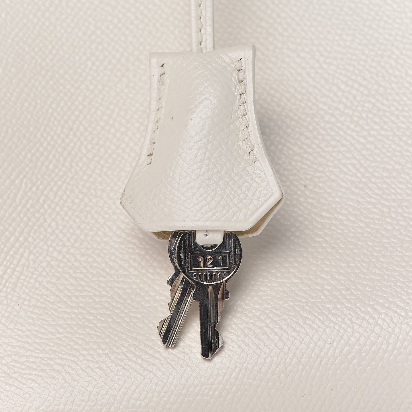 Epsom Birkin 35 White