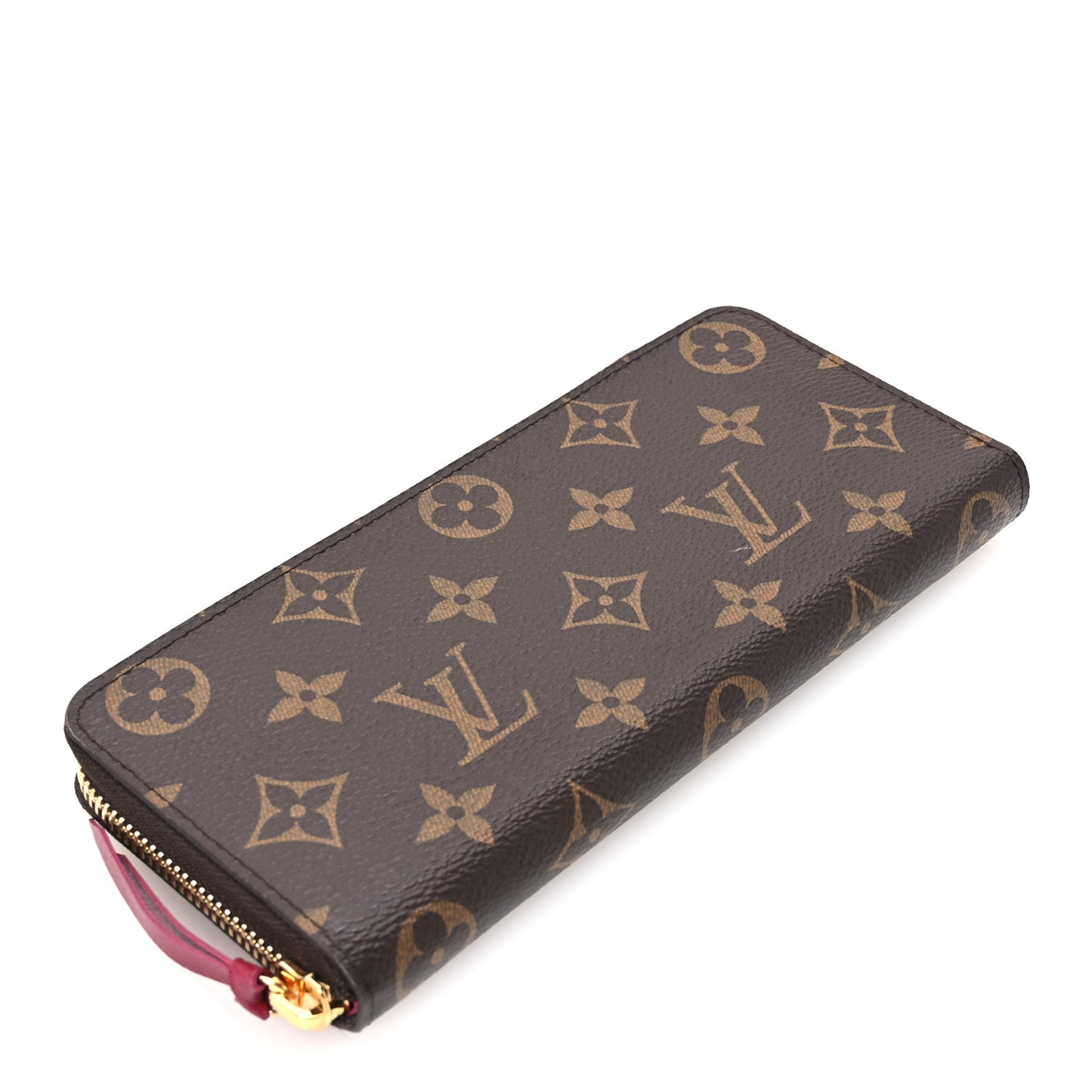 Monogram Clemence Wallet Fuchsia