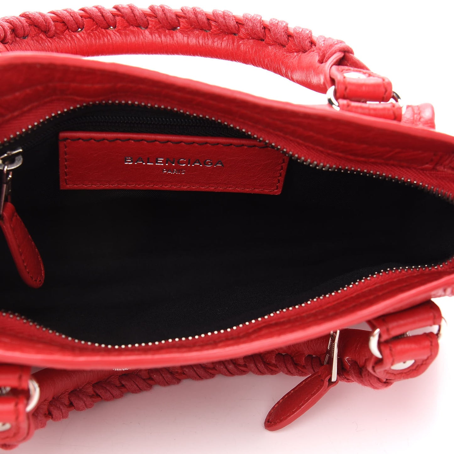 Agneau Giant 12 Silver Hardware Mini City Rouge Cardinal