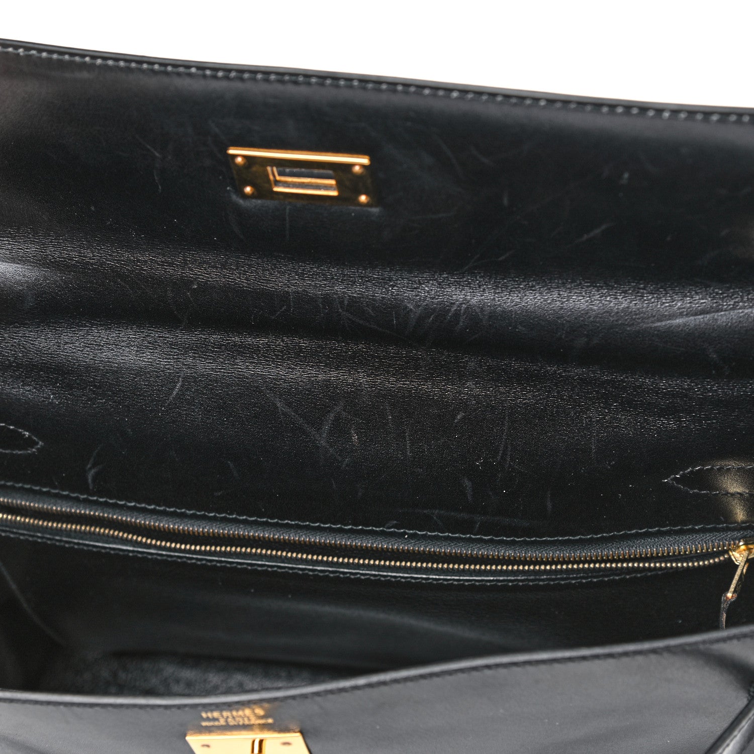 Hermes Box Kelly Retourne 32 Black 12 of 21